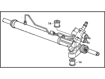 Honda 53601-TA0-A02 Rack, Power Steering