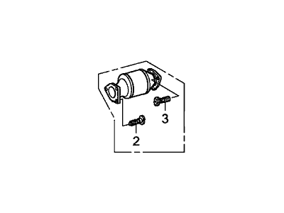 Honda 18150-R41-L00 Converter