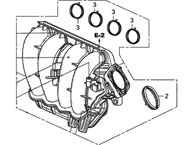 Honda 17100-R40-A00