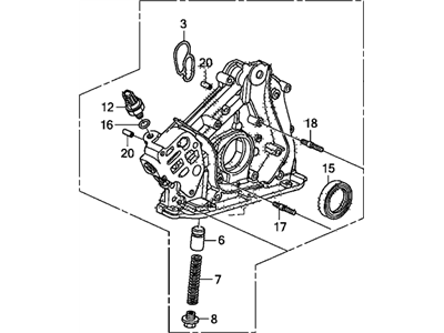 Honda 15100-R70-A02