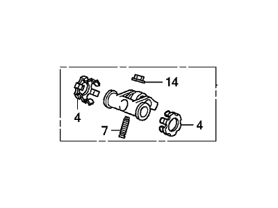 2008 Honda Accord Rocker Arm - 14624-R40-A00