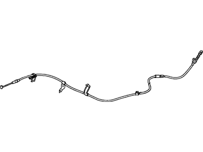 2008 Honda Accord Parking Brake Cable - 47560-TA0-A01