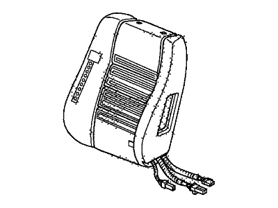 Honda 81127-TA0-A41 Pad, R. FR. Seat-Back (With OPDS Sensor)