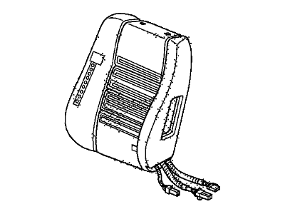 Honda 81127-TA5-A71 Pad, R. FR. Seat-Back (With OPDS Sensor)