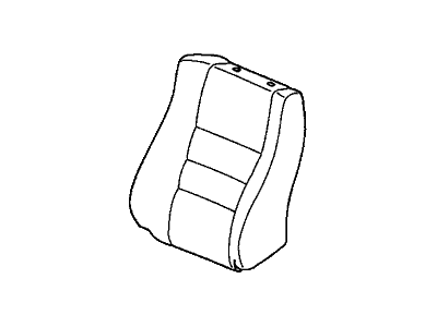 Honda 04811-TA0-A40ZA Cover Set, Passenger Side Trim (Graphite Black) (Side Airbag)
