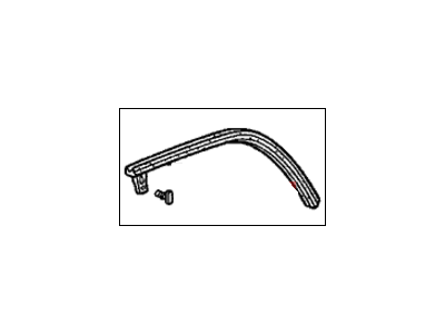 Honda 72865-SR4-004 Sub-Seal, L. RR. Door