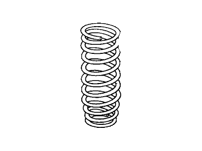 Honda 52441-SR3-A05 Spring, Rear (Mitsubishi)