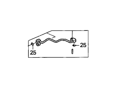 Honda 80331-SR1-A12 Pipe, Condenser