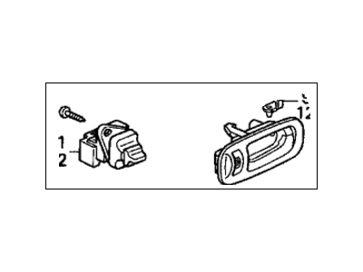 1996 Honda Odyssey Door Handle - 72660-SR4-J02ZB