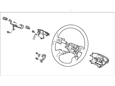 Honda Civic Steering Wheel - 78510-SR4-A02ZE