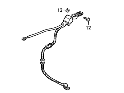 1994 Honda Civic Battery Cable - 32410-SR3-A71