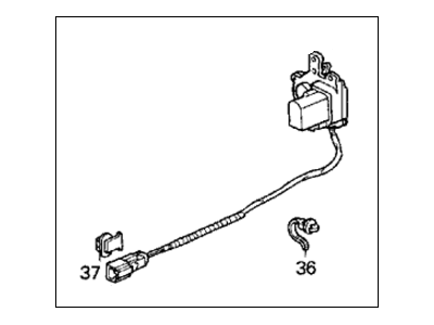 1993 Honda Civic Door Lock - 72155-SR4-A02