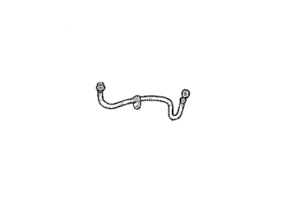 Honda 46431-SR3-935 Hose, Left Rear Brake (Meiji)