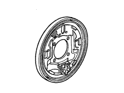 Honda 43110-SR4-A02 Plate, Right Rear Brake Backing