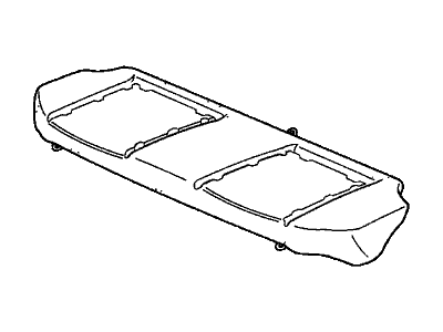 Honda 82136-SR1-A01 Frame, RR. Seat Cushion Wire