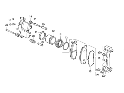 Honda 45018-SR3-A00