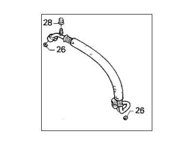 1997 Honda Del Sol A/C Hose - 80315-SR1-A12