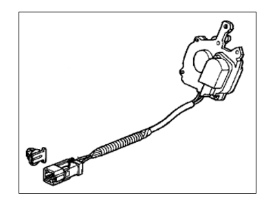 Honda 72655-SR4-J02 Actuator Assembly, Left Rear Door