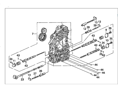 1993 Honda Civic Valve Body - 27000-P24-A81