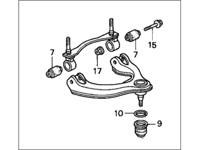 1993 Honda Civic Control Arm - 51450-SR3-A02