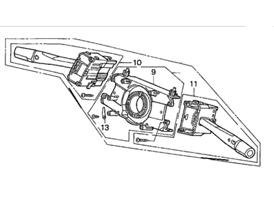 Honda 35250-SR3-A22 Switch Assembly, Combination