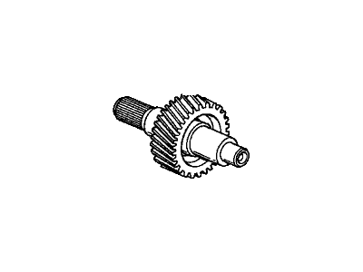 Honda 29021-PVG-000 Shaft, Transfer Driven Gear