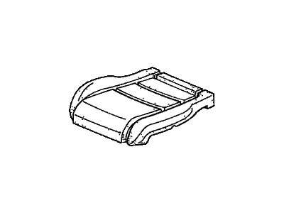 Honda 81532-S9V-A02 Pad, Left Front Seat Cushion
