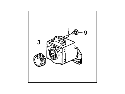 Honda 79660-S9V-A41ZA Control Assy., RR. *NH167L* (GRAPHITE BLACK)