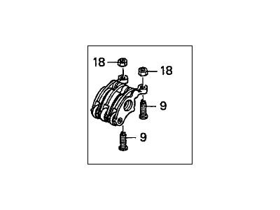 Honda 14620-P8A-A00 Arm Assembly, Intake Rocker