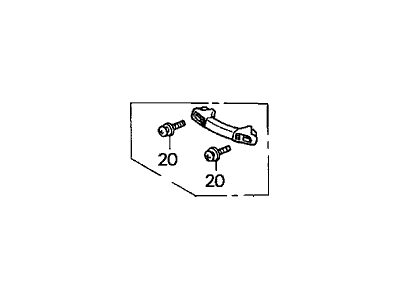 Honda 83240-S9V-A11ZD Grab Rail Assy. *G59L* (MEDIUM FERN)