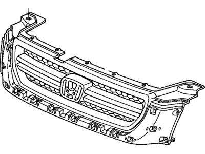 Honda Pilot Grille - 75101-S9V-A01ZJ