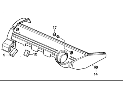 Honda 17122-PGK-A01 Cover Assy. B, In. Manifold