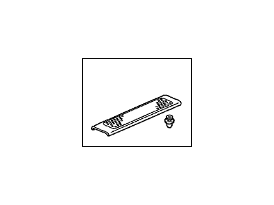 Honda 84201-S9V-A01ZA Garnish Assy., R. FR. Side (Inner) *G59L* (MEDIUM FERN)