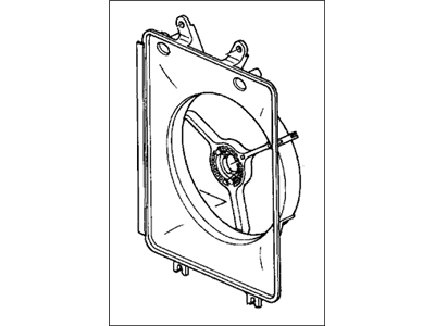 Honda 38615-RDJ-A00 Shroud, Air Conditioner