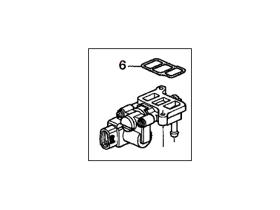 Honda 16022-P8A-A02 Valve Set, Rotary Air Control