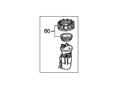 Honda Pilot Fuel Pump - 17045-S3V-A00