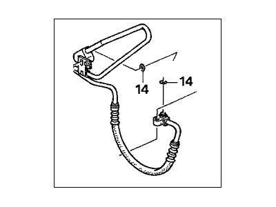 Honda 80315-SJC-A00 Hose, Discharge