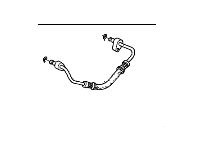 Honda 16728-P8E-A01 Hose B, Fuel Joint