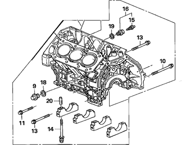 Honda 11000-RYP-A00 Block Assy., Cylinder