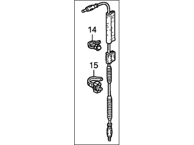 Honda 39159-S9V-A01 Feeder Assembly, Glass Antenna Sub