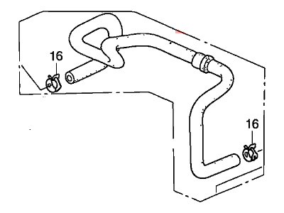 2004 Honda Pilot Brake Booster Vacuum Hose - 46402-S9V-A01