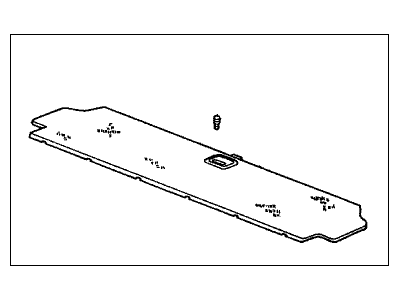 Honda 84521-S9V-A00ZA Lid, RR. Cargo Floor *G50L* (LIGHT FERN)