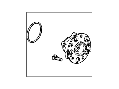 Honda 42200-TA0-A51 Bearing Assembly, Rear Hub Unit