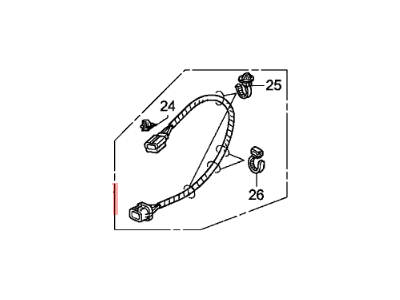 Honda 81553-TA0-A01 Cord, FR. Seat SPS