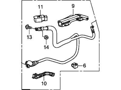 Honda 32410-TA0-A01 Cable Assembly, Starter