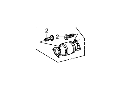 Honda 18150-RV0-A00 Converter