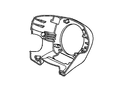 2009 Honda Accord Steering Column Cover - 78518-TA0-A81ZA