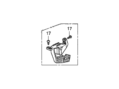 Honda 06100-TA0-A11 Bracket Kit, R. Headlight Mounting (B)