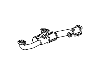 2011 Honda Crosstour Exhaust Pipe - 18210-TA6-A01