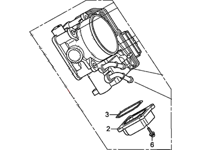 Honda 16400-R44-A02 Throttle Body, Electronic Control (Gmd7A)